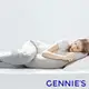 【Gennies 奇妮】智能恆溫抗菌月亮枕-咖啡紗(GX80)-哺乳枕 孕婦枕 紓壓枕 側睡枕 抱枕 送禮 現貨