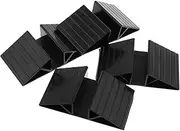 PartyKindom Pet Gate Panel Reinforcement Fitting 4pcs Triangle Support Base for Stair Gates Modern Design