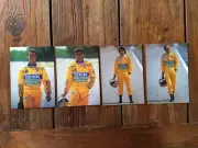 VINTAGE BENETTON FORMULA ONE ORIGINAL DRIVER POST CARDS