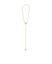 Anagram Pebble necklace in sterling silver and lapis lazuli One size Yellow