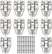 10PCS Metal Duckbilled Box Hasp Lock Toggle Latch Catch for Wooden Case Boxes Toolbox