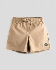 [Skylark] Skylark Toddlers' Secure Elastic Waist Shorts in Tan Brown 0 Tan Brown