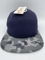 5 Panel Cat & Jack Boys' Blue 5-Panel Hat Cap Strapback Soft Camo Bill (OSFM)