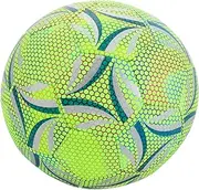 POPETPOP Glow Dark Soccer Ball Standard Durable Football Gear for Adults Teens Luminous Design for for Training Fun Activities