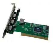 PCI Expansion Card 4 X PCI to USB 2.0 HighSpeed Expansion Card to 4 Port