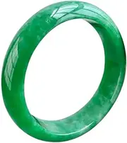 [CJIAYUJEW] Jade Rings for Women,Good Luck Green Jade Rings for Men,Size 6-12