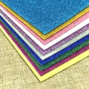 10Pcs A4 Colored EVA Dust Sponge Paper DIY Handmade Scrapbooking Craft Flash Foa