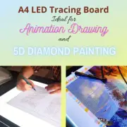 A4 LED Light Box Tracing Drawing Board Art Design Pad Copy Lightbox Day&Light AU