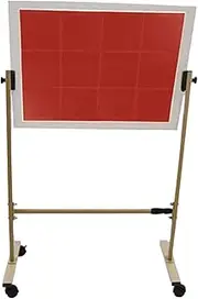 Ping Pong Return Board,Table Tennis Rebound Board with 360° Rotation,Self-Study Traine Equipment for Home Gym Community Studio(red Panel) (Size : Style 2)