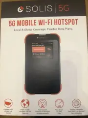 Solis 5G Mobile Hotspot - Local & Global Coverage Router w/ Lifetime Data Plan