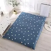 YUDACHU Cotton Cover for Traditional Japanese Floor Futon Mattress, Queen Size Washable Zipper Tatami Mattress Cover, Soft Skin-Friendly Futon Covers for Cleaning Replacement…