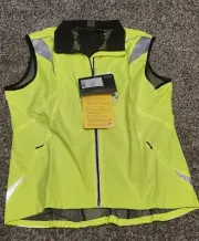 NWT Gore Bike Wear High Viz Neon Yellow Windstopper Active 2XL Wmns