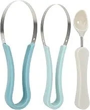 Fruit Scoop, Fruit Carving Knife Effective Perfectly Round Convenient 3Pcs/Set Melon Baller Scoop Comfortable for Fruit Store