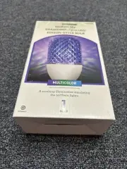 NIB Gemmy LED Northern Sky Diamond Sparkle Christmas Multicolor Edison Bulb