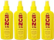 Sun-In with Lemon, Spray-In Hair Lightener, 4.7 Ounce (Pack of 4)