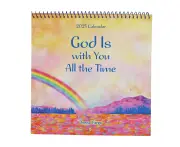 2025 Calendar God is with You all the Time Mini Wall Blue Mountain Arts CA5262