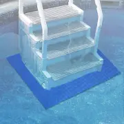 Swimming Pool Ladder Step Mat, 36 * 36in Large Non-Slip Texture Pad