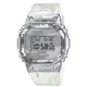 【CASIO 卡西歐】 G-SHOCK 冰酷迷彩半透明電子錶-銀_GM-5600SCM-1_43.2mm