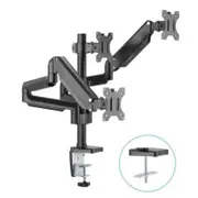 mbeat activiva ErgoLife Triple Monitor Screen Gas Spring Monitor Arm Support Monitor Types: Flat screen