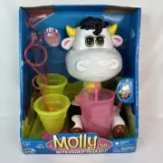 Molly The Milkshake Maker Cow NEW Lanard Cup Straw Set Milk Silly Straw Rare