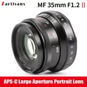 7Artisans 35mm F1.2 II APS-C MF Lens for Fujifilm Fuji X mount Mirrorless Camera