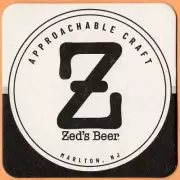 Zed's Beer (Bado Brewing LLC) Beer Coaster Marlton NJ
