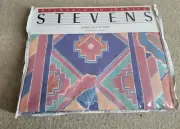 Vtg Southwestern Adobe Native Style Stevens Fabric By The Yard 108"x45" USA made