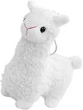 Adorable Alpaca Plush Keychain Soft Miniature Sheep Pendant for Bags Keys Unique Cartoon Design for Holiday Decorations Personal Accessories