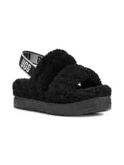 NIB UGG Women's Oh Fluffita Slide in Black