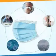 Disposable Face Mask Anti Flu Dust 3 Layer Masks Protective