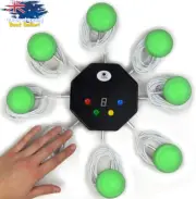 Quiz Answer Game Buzzer Standalone System W/Led Light Buttons 8-Player 3Ft Cable
