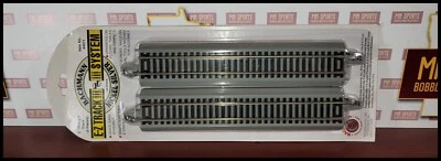 Bachmann EZ Track Train HO Scale Model Railroad 9" Straight - 4 Pieces #44511 B