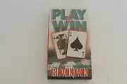 Play to Win Blackjack (1998, VHS) 40 Minute Runtime Casino Gambling sealed new
