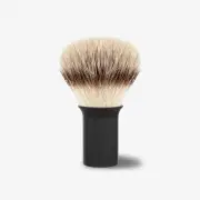 Supply Silvertip Synthetic Shave Brush - Matte Black