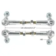 2x 135mm M8 Ball Joint Steering Tie Rod For Electric Mobility Scoote ATV Go Kart