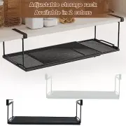 Adjustable Under Cabinet Shelf Extendable Under Shelf Storage Basket njsvn