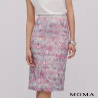 在飛比找momo購物網優惠-【MOMA】浪漫美人魚漸層鉛筆裙(粉色)