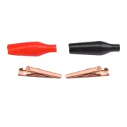 10pcs Insulated Copper Crocodile Clips Electrical Testing Alligator Clamps 10A