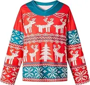 [InBakjade] Ice Hockey Jersey Jacket S-XL Christmas Hockey Jersey for Men