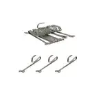 Slip in Hook Minus 8/25/35mm Heading 50/Pack For Ready Made Pinch Pleat Curtains