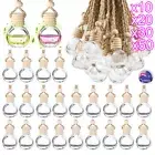 Bulk Car Hanging Diffuser Air Freshener Empty Perfume Glass Bottle DIY Container