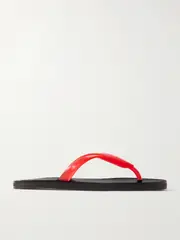 [Ancient Greek Sandals] Ancient Greek Sandals - Saionara Jelly Pvc Flip Flops - Red - IT36 IT 36 Red