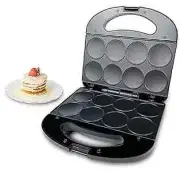 Machine with Non Stick Plates, Small Pancake Griddle, Mini Pancakes Maker