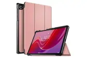 For Lenovo Tab M11 Case Folio Leather Smart Magnetic Flip Stand Case Cover (Rose Gold)