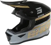 Shot Furious Shining Motocross Helmet, black, Size XL for Men