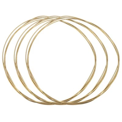 3 Pcs 16 Gauge Soft Brass Wire, 8 Feet Bare Pure Brass Solid Wire for DIY