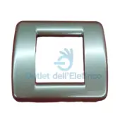 Vimar 17093.29 Plaque Cup Washers 1-2M Metal Oil Metallic Silver
