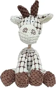 LWBMG Plush Dog Toy, Squeaky Sheep, Cute Stuffed Animal Toy for Small Medium Dogs, Teething Chew Toy for Puppy, Interactive Playmate, Reduces Anxiety, Durable