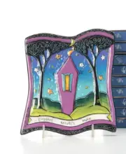 NIB Terri Kern Art Tile Trivet! Embrace Nature's Music