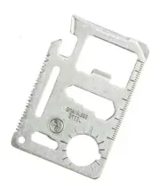 11-IN-1 Multi-Functional Survival Tool with Sleeve Credit Card Size